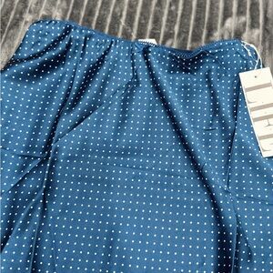 Xhilaration Blue Polka Dot Skirt
